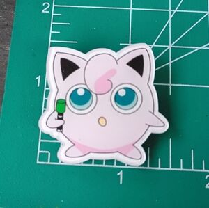 2/$10 Pokemon Jigglypuff Acrylic Pin